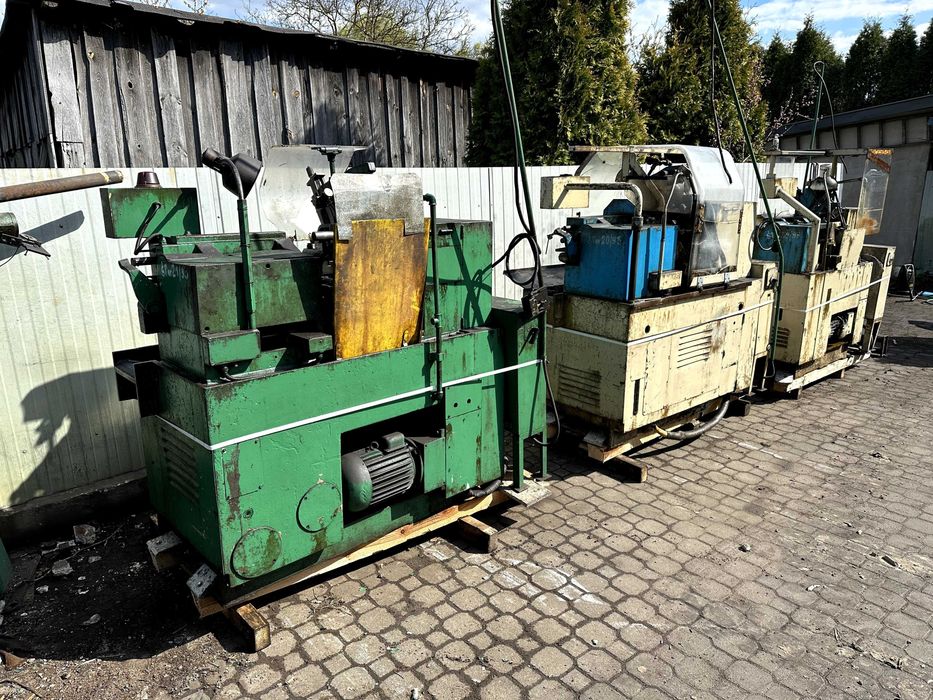 Tokarka, automat tokarski FAMOT – kompletny, sprawny, z podajnikiem pręta | Załadunek | Transport