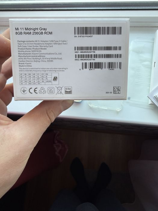 xiaomi mi 11 8/256 gb nfc 5g