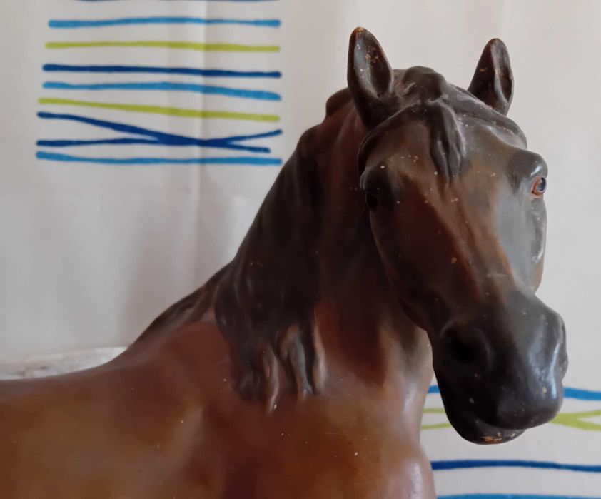 Caldas "Cerâmicas Belo" figura de cavalo lusitano