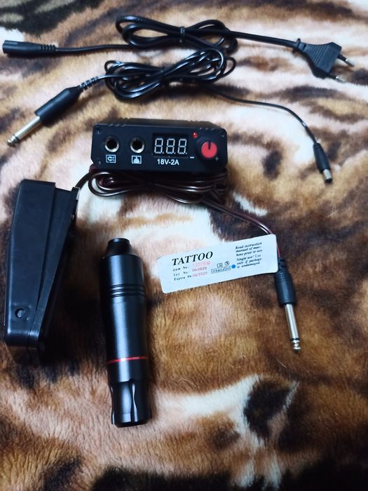 Тату машинка. Комплект.