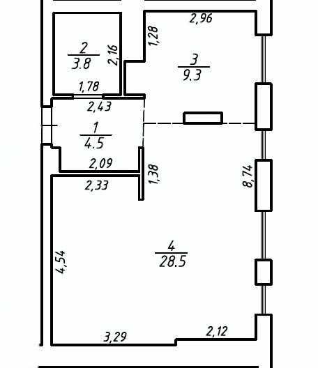 1-кімнатна квартира за адресою вул. Володимира Великого (площа 46,1 м²) - Atlanta.ua - фото 7