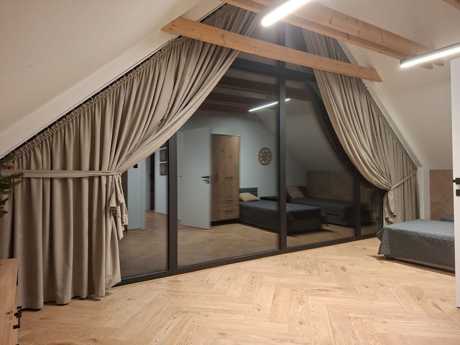 Domek premium z Jacuzzi i sauna Beskidy | 10-13 osób | widok |  Złatna