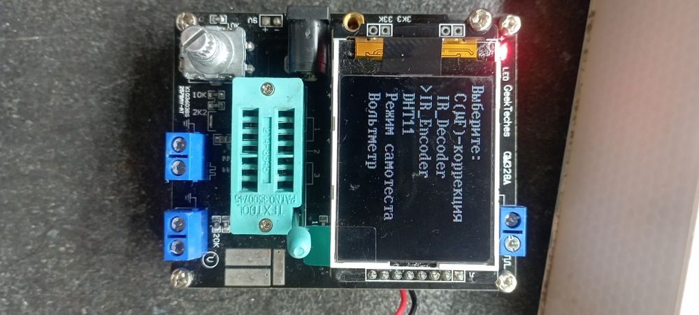 транзистор тестор gm328a