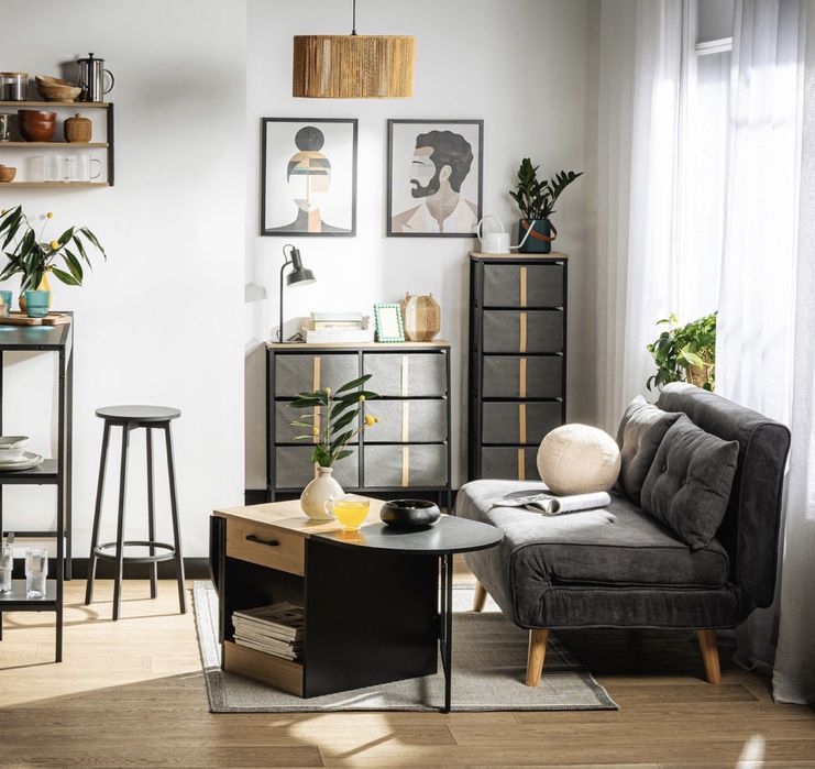 Sofa lavilla 2os ciemnoszara