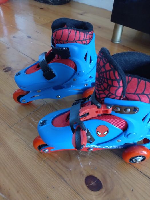 Patins homem aranha como novos