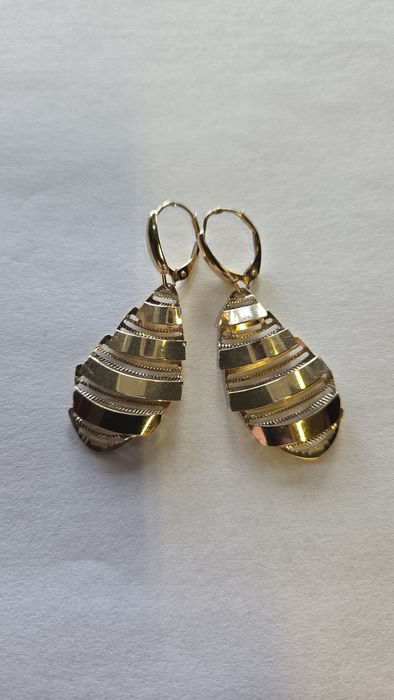 Złote kolczyki próba 585