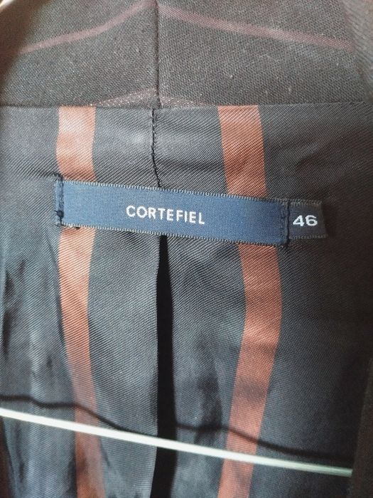 Blazer Feminino Cortefield Risca de Giz - Tamanho 46 (veste 38/40)