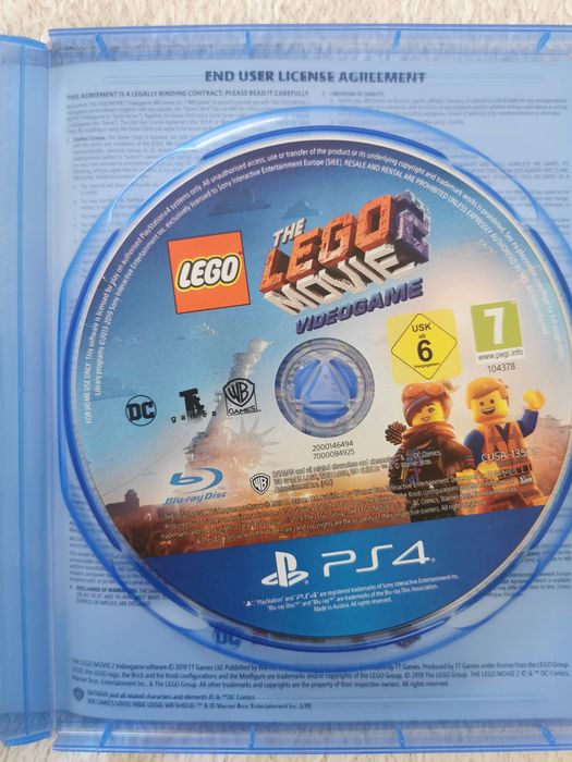 Jogo PS4 Lego movie 2 como novo