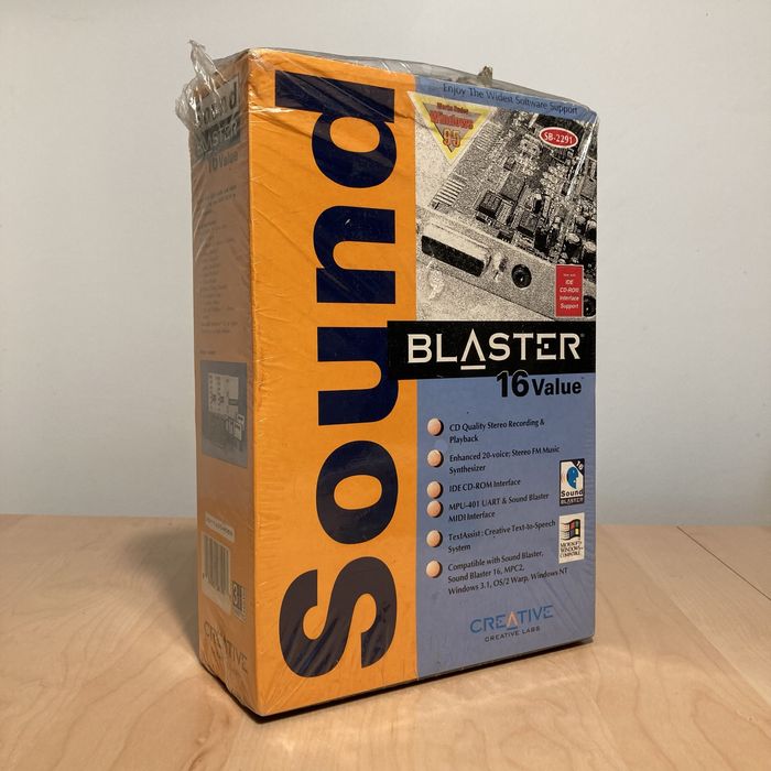 Retro PC SoundBlaster 16 ISA 1995