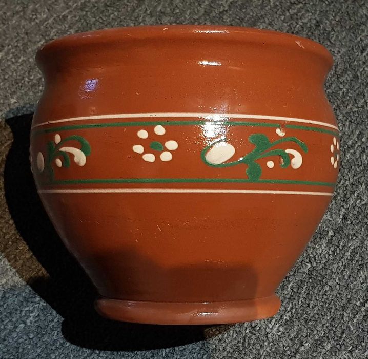 Osłona na doniczkę, Łysa Góra, rustykalna / ludowa