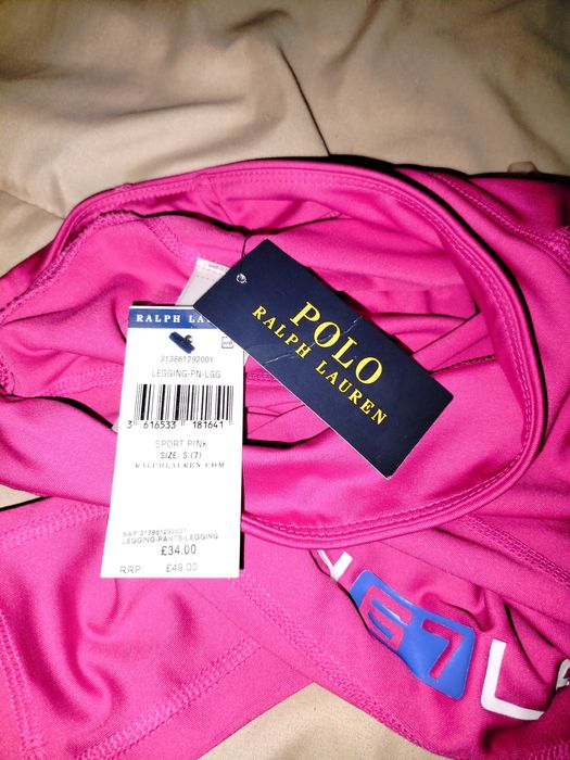 Лосины розовые на девочку Ralph Lauren Polo размер 7 лет