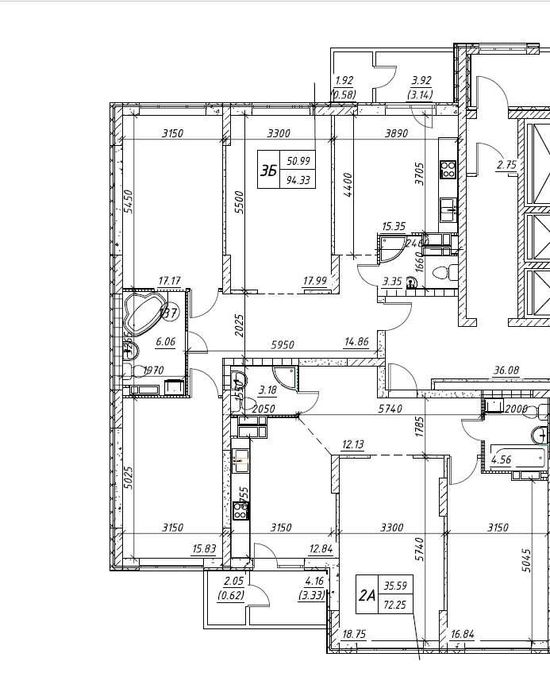 3к квартира по пер Балтійський, 3а ЖК Навігатор