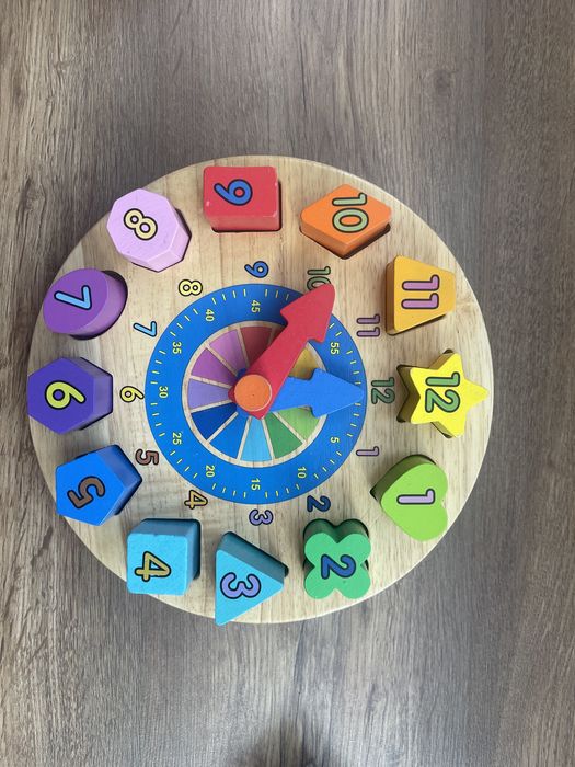 Дитячий пазл-монтер годинник Viga Toys 59235