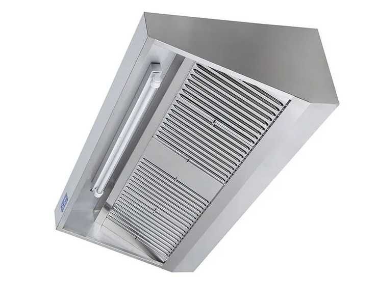 Hotte-Coifa aço inox, motor, controlador, filtros e lâmpada JÁ COM IVA