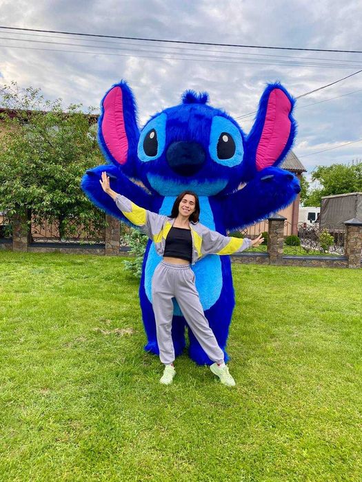 Стіч, ведмедик, панда, горила, привітання Днем народження, стриптизер