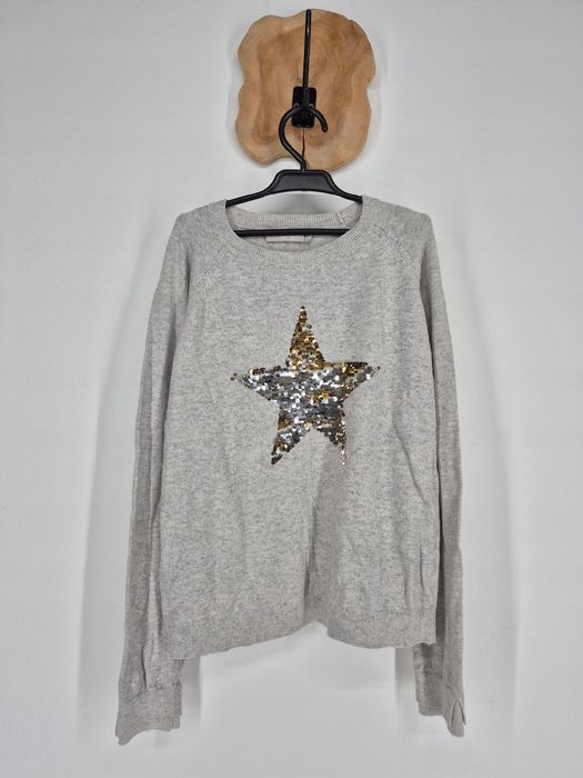 Sweter Mint Velvet z cekinami klasyczny 146/152 11/12 lat
