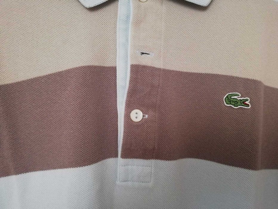 Camisa Polo Lacoste, de manga comprida  M