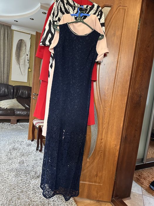 Сукня синя довга