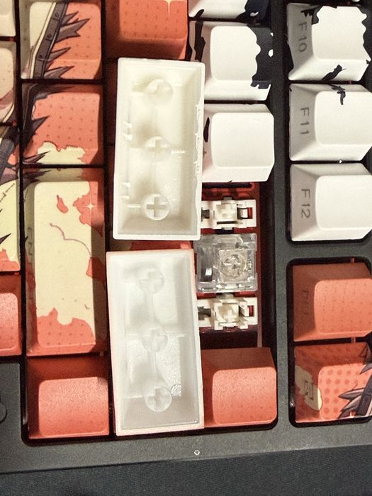 Keycapy anime Chainsaw Man + kabel aviator USB-C pomarańczowy