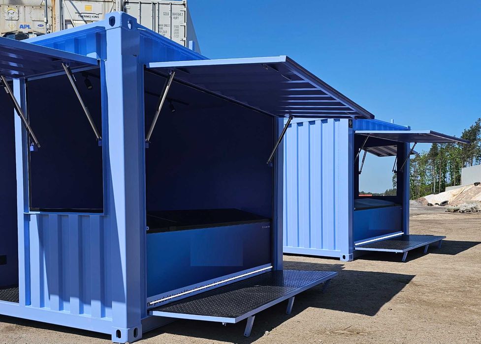 Adaptacje/modyfikacje/przeróbki kontenerów morskich