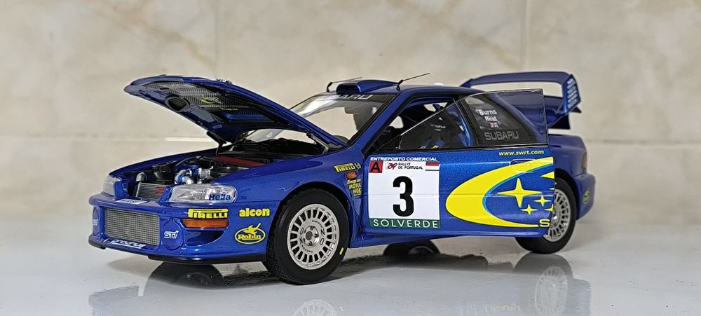 1/18 Sunstar Subaru Impreza WRC S6 Rali Portugal 2000