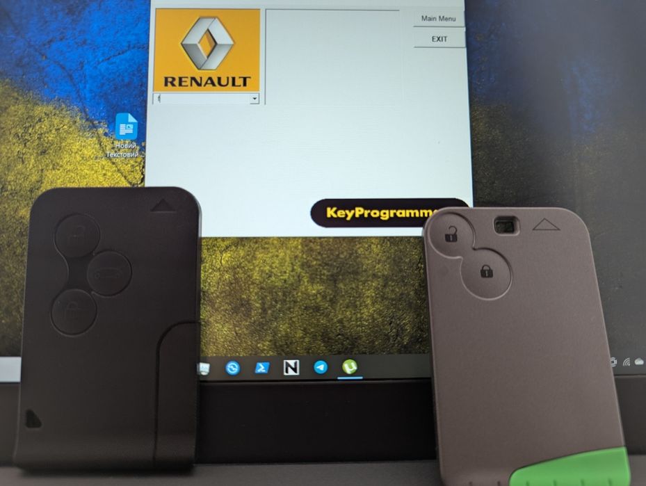 Прив'язка, прошивка ключа карти Рено меган 2 сценік 2 л