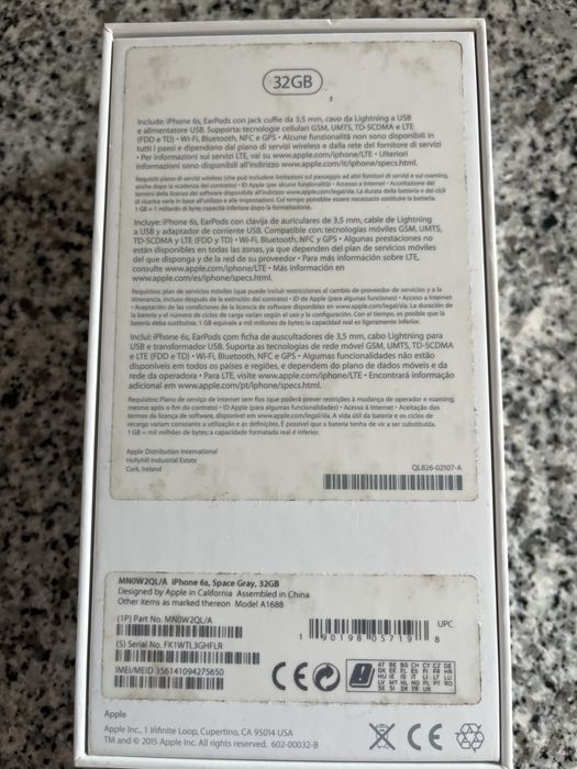 Iphone 6S prateado