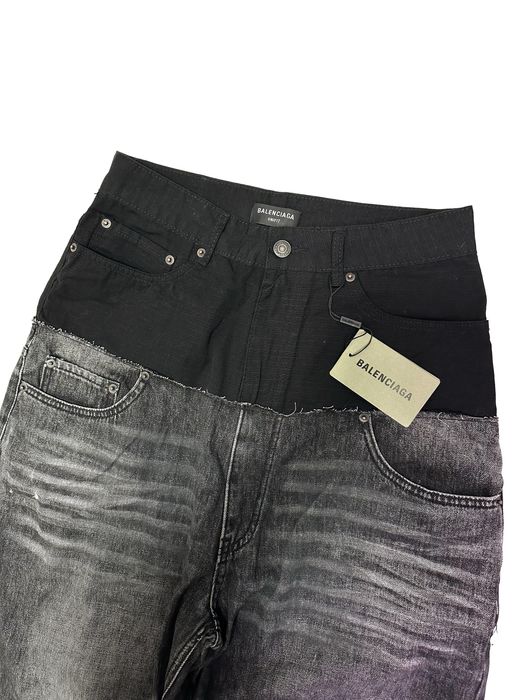 Джинси jeans Balenciaga opium archive erd washed grey baggy pants S-M