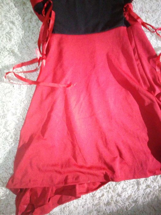 Платье костюм санты помощницы санты снегурочки мисис санта клаус