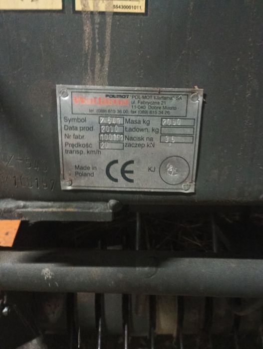 Sprzedam prasę rolującą Warfama Ursus