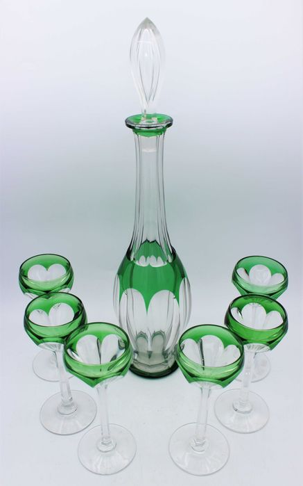 Garrafa em cristal Val Saint Lambert