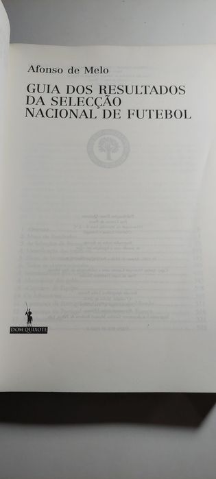 Guia dos Resultados da Selecção Nacional de Futebol - Afonso de Melo