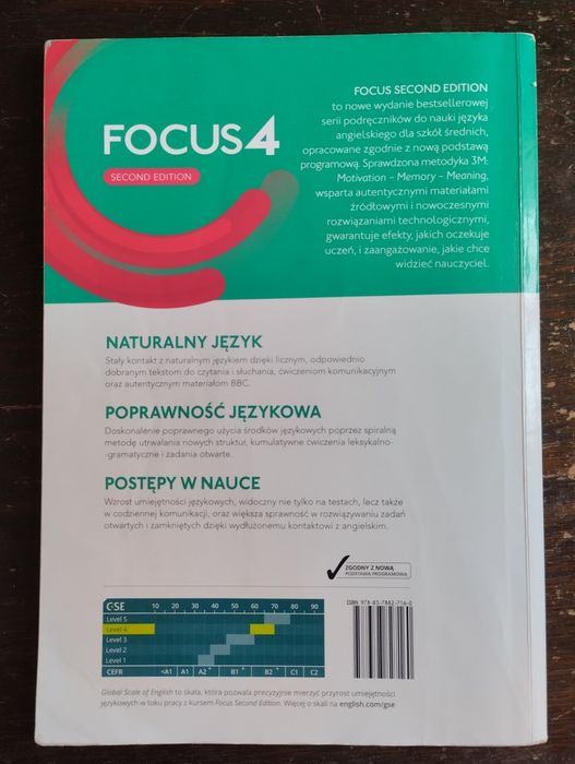 Podręcznik Focus 4 język angielski - LO i technikum