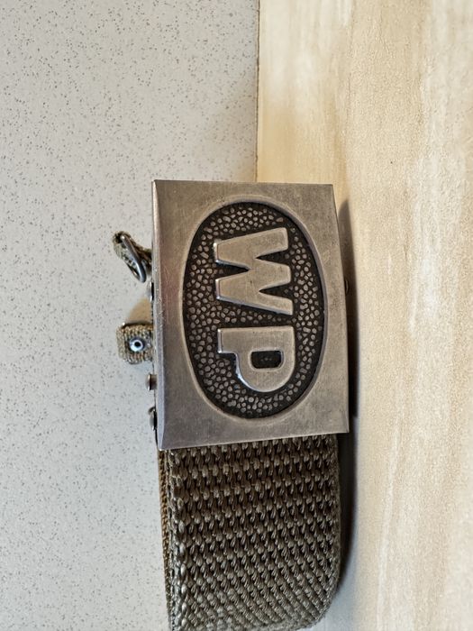 Pas parciany z klamrą WP i z 2 bojówkami dla kolekcjonerów