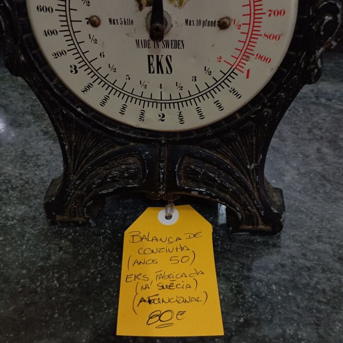 Balança de cozinha Suéca anos 50