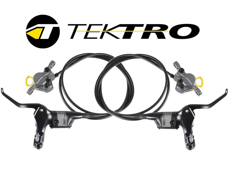 NOWE hamulce tarczowe hydrauliczne Tektro TKD32 2 szt. 75cm + 155cm zestaw przód tył Faktura VAT 23%