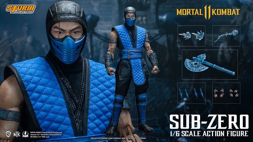 Фігурка 1/6 Storm Collectibles Sub-Zero Mortal Kombat тип hot toys