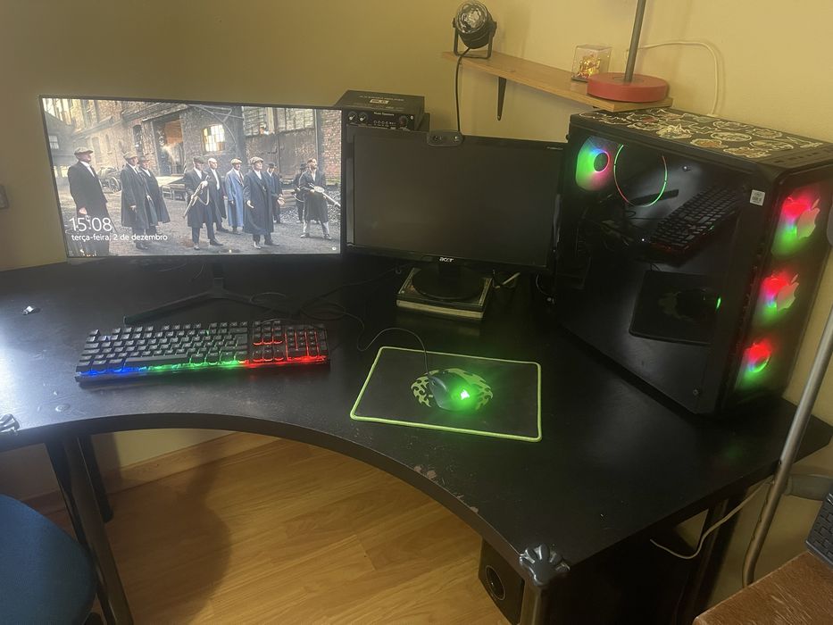 pc conjunto de torre e mesa