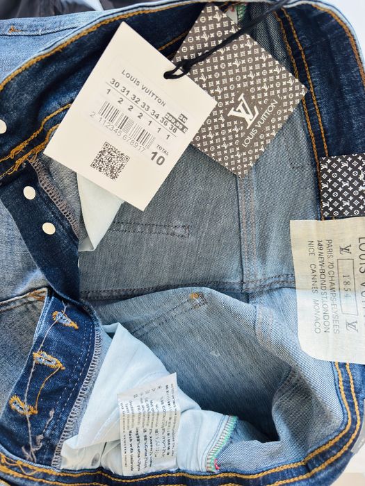 Louis Vuitton spodenki dżinsowe męskie