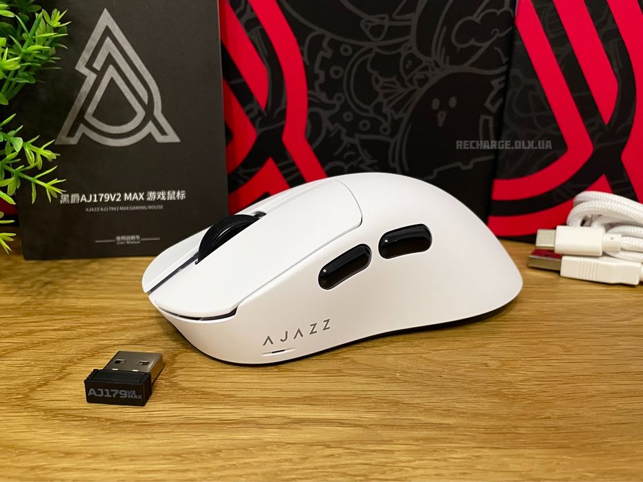 НОВІ Ajazz Aj179 V2 MAX | Ігрова бездротова мишка