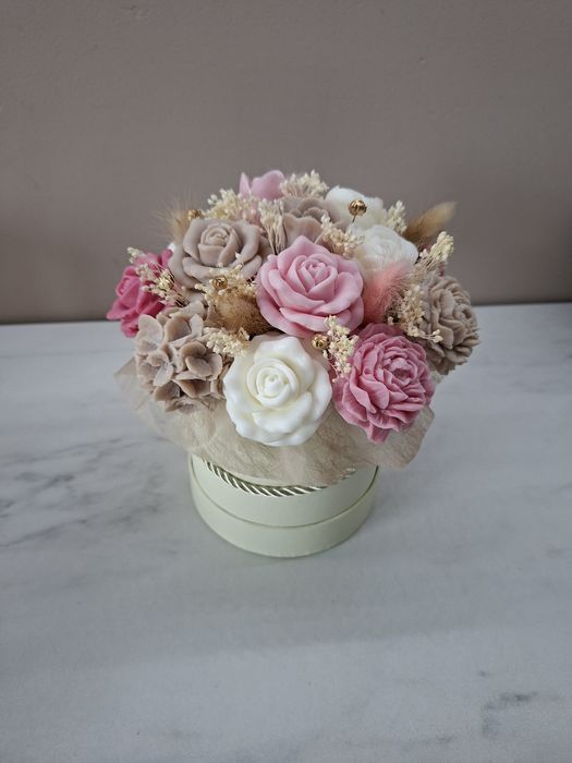 Flowerbox z wosku