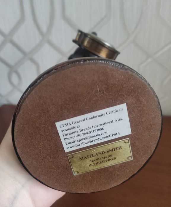 Годинник настільний Доберман "Maitland Smith"