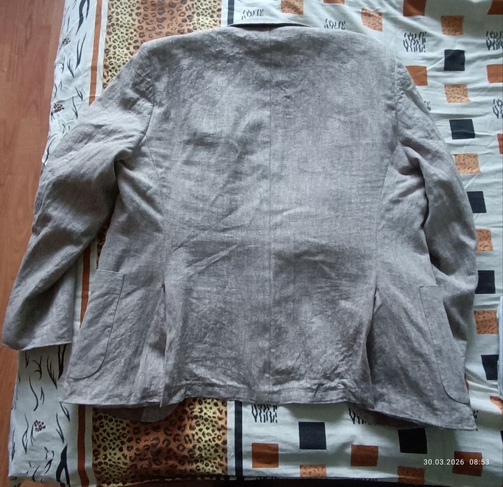 Піджак лляний новий Next Tailoring (Slim Fit), розмір 40R (L)
​Опис: