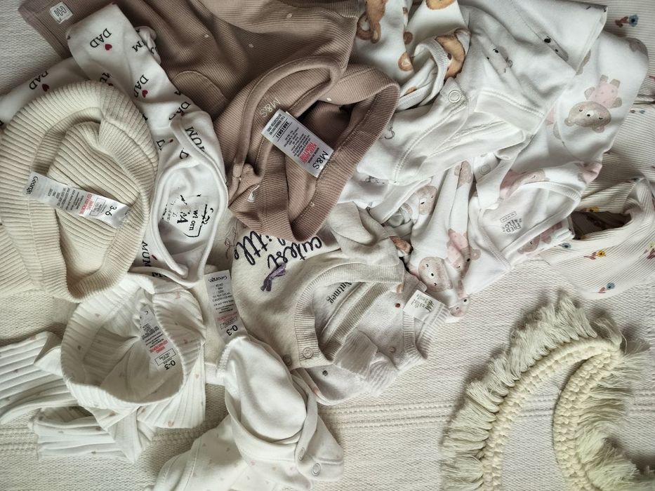 Комплект речей на дівчинку в пологовий від народження  hm, George, m&s