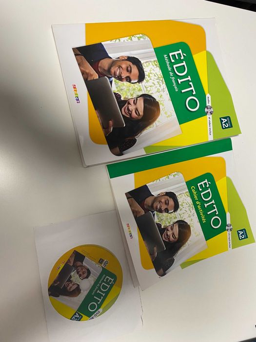 Edito A2 Język Francuski Zestaw Podręcznik + Ćwiczenia + DVD