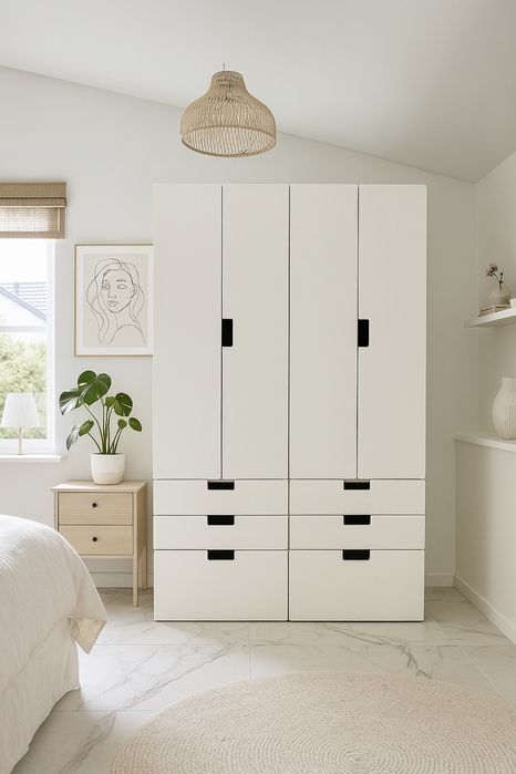 Zestaw mebli, szafy, półki Ikea Stuva