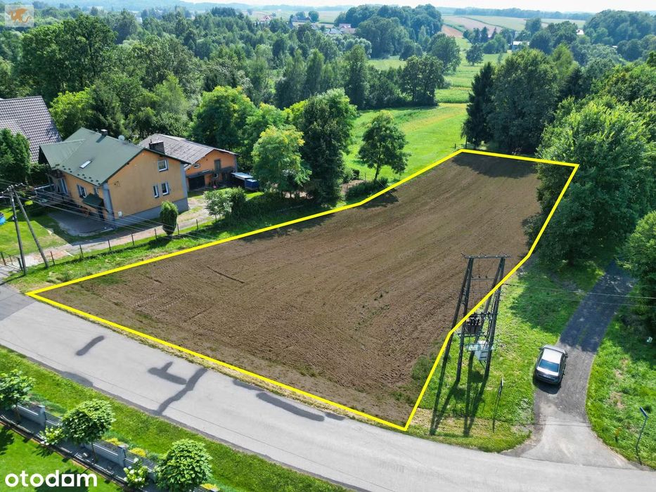 Działka mieszkaniowo-usługowa 2 397 m² blisko Zatora