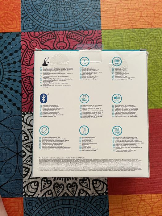 Auscultadores Bluetooth Qilive Q.3897 Com Base de Carregamento