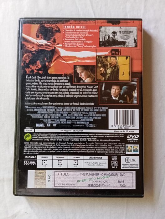 DVD The Punisher O Vingador
