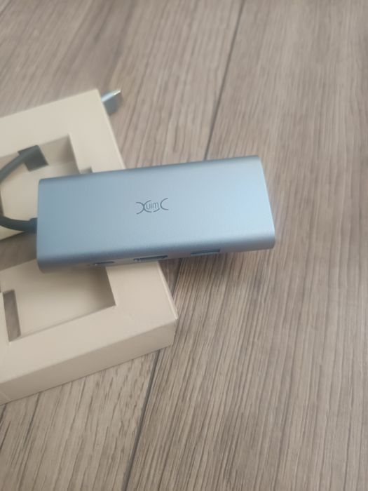 Adapter koncentratora 6in1 USB C HUB  YXwin, USB C do HDMI 4K, 6 w 1